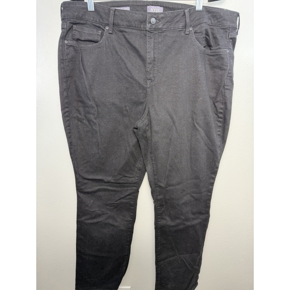 NYDC‎ Plus Size Black Jeans Marilyn Straight Size 20W